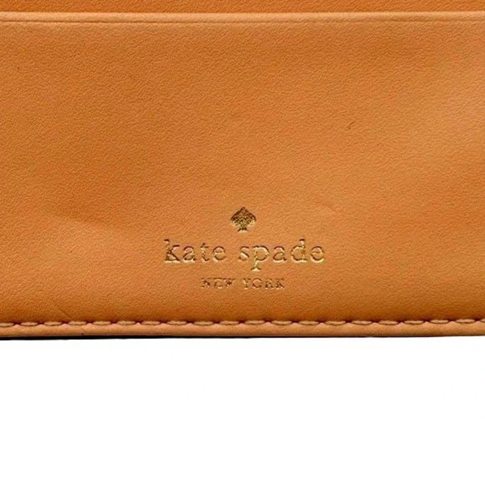 Kate Spade Wellesley Graham Card Case Bright Green Leather
